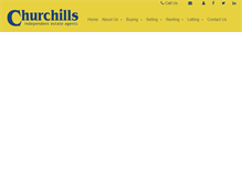 Tablet Screenshot of churchillsbushey.co.uk